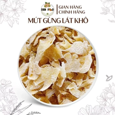 Mứt Gừng Thơm Cay Đặc Biệt Denfood - Ăn Vặt Giá 35.000 Ngon Cay Nồng Giảm Giá 7