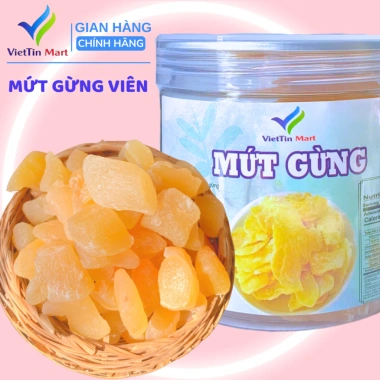 Mứt Gừng Viên Dẻo Ít Ngọt 250g Giá Ưu Đãi 105.000đ - VietTin Mart