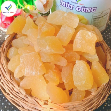 Mứt Gừng Viên Dẻo Ít Ngọt 250g Giá Ưu Đãi 105.000đ - VietTin Mart