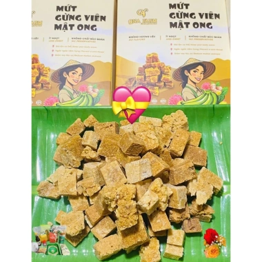 Mứt gừng viên mật ong QNa Farm OCOP Quảng Nam – Nguyên chất, vị ngọt, giảm 58k