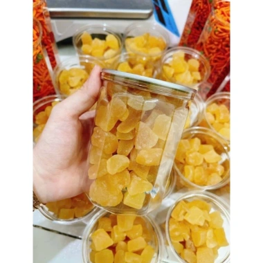 Mứt gừng viên sấy dẻo Organic 400gr – Gừng sấy mộc loại 1 cay thơm, đậm vị, giảm còn 100k