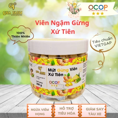 Mứt Gừng Viên Xứ Tiên OCOP 3 Sao - Đặc Sản Quảng Nam, Giá 41.400đ, Giảm 52.578đ 2