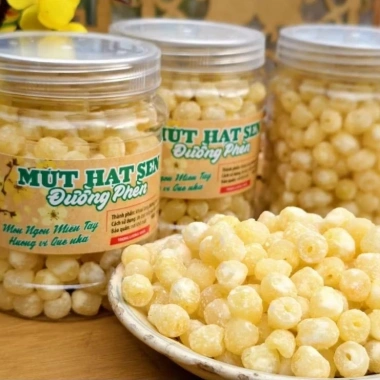 Mứt hạt sen đường phèn Đồng Tháp 500g - Ngon tự nhiên, giảm giá 120k 3