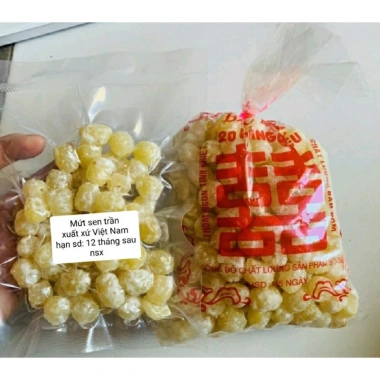 Mứt hạt sen Huế 100g - Nguyên liệu làm bánh trung thu, giảm giá 22.000 VND