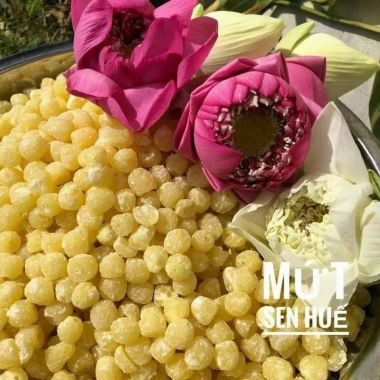 Mứt Hạt Sen Huế 500g - Ít Đường, Hàng Loại 1, Giá Ưu Đãi 89.000đ