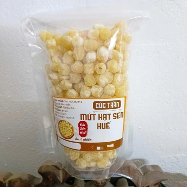 Mứt hạt sen Huế 500g ít đường thơm bùi bở ngọt thanh nhẹ - Món ngon Tết giá 161k 4 Mứt hạt sen Huế 500g ít đường thơm bùi bở ngọt thanh nhẹ - Món ngon Tết giá 161k 4