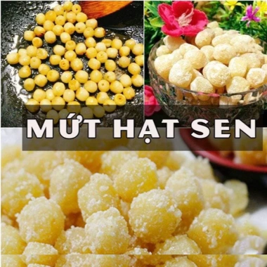 Mứt hạt sen Huế 500g ít đường thơm bùi bở ngọt thanh nhẹ - Món ngon Tết giá 161k