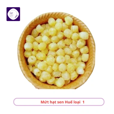 Mứt hạt sen Huế ít ngọt 1kg/500g/300g - Hồ Tịnh Tâm thơm ngon, giảm giá 88.000đ