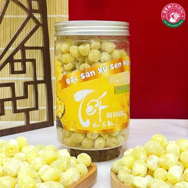Mứt hạt sen vị gừng thượng hạng ít đường Senfarm - Giảm giá 22% chỉ 138.000₫