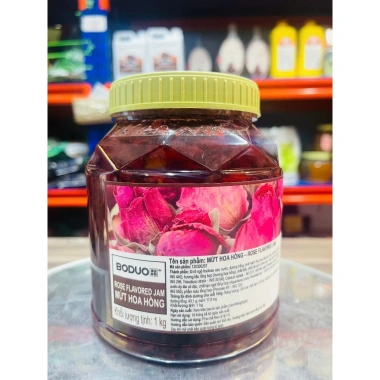 Mứt Hoa Hồng Boduo 1kg hộp - Hương hoa hồng quyến rũ, giảm giá 169k 5