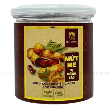 Mứt Me Hải Long Vị Gừng Tắc 200g - Ngon Cay, Giòn Mềm, Hương Thơm Tự Nhiên, 85.000 VND