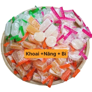 Mứt Mix 3 vị Phước Thành 1kg túi - Thơm ngon, chỉ 85.000₫, giảm so với 109.650