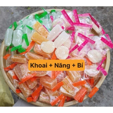 Mứt Mix 3 vị Phước Thành 1kg túi - Thơm ngon, chỉ 85.000₫, giảm so với 109.650