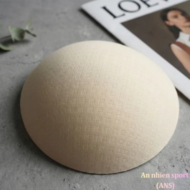 Mút ngực Oval định hình cho áo tập yoga gym An Nhiên Sport - Lỗ mềm mịn, thoáng khí, giá ưu đãi 65k 1 cặp 8