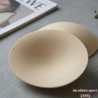 Mút ngực Oval định hình cho áo tập yoga gym An Nhiên Sport - Lỗ mềm mịn, thoáng khí, giá ưu đãi 65k 1 cặp 9