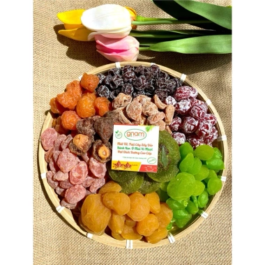 Mứt Sấy Dẻo Mix 9 Vị Kiwi Ô Mai Xí Muội Đào: Chua Ngọt, Hộp 1kg Giá 229k 3