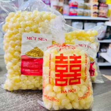 Mứt Sen Hà Nội - Nguyên liệu nhân bánh trung thu thập cẩm, chỉ 25.000đ