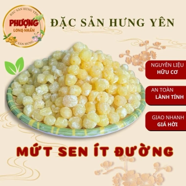 Mứt sen ít đường ngon vị tự nhiên - Quả biếu, ăn vặt, giảm giá 20% chỉ 159.200₫
