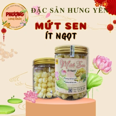 Mứt sen ít đường ngon vị tự nhiên - Quả biếu, ăn vặt, giảm giá 20% chỉ 159.200₫