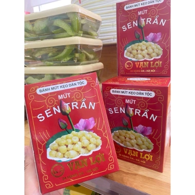 Mứt sen trần Vạn Lợi 500g - Ngon tự nhiên, giá ưu đãi 165k giảm từ 214.5k