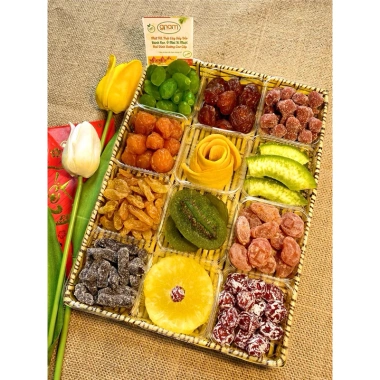 Mứt Tết Ô Mai Xí Muội Mix Trái Cây Sấy Dẻo 1Kg - Cao Cấp, Đủ Loại, Giá Ưu Đãi 269k