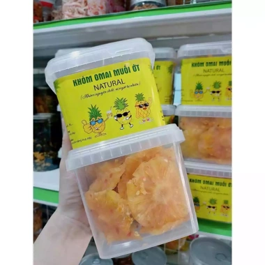 Mứt thơm rim ô mai muối ớt chua ngọt 300g - Khóm sấy dẻo, giảm giá 100k