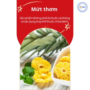 Mứt thơm sấy muối ớt chua cay mặn ngọt Robi - Nhiều hương vị, gói 100g, giảm giá Tết 2.026 47.800đ