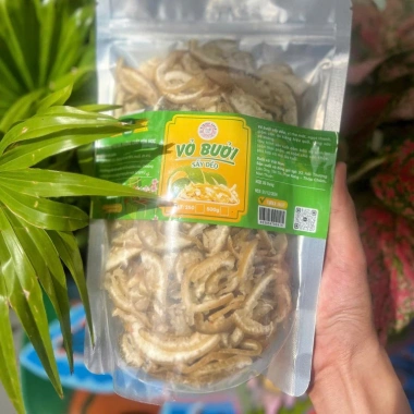 Mứt trái cây sấy, Vỏ bưởi sấy dẻo muối ớt – Giảm cân ăn kiêng, tốt cho sức khỏe – 85k 3