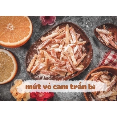 Mứt trần bì & vỏ cam 100g - Ngon tự nhiên, làm bánh thơm ngon, giảm còn 14.000đ