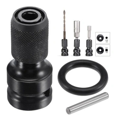 Muvako Bộ ổ cắm cờ lê tác động + Đầu chuyển đổi mũi khoan, móc lục giác - Giá 44.000 VND, bảo hành 12 tháng 7
