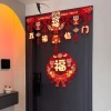 Muvako Cờ Rèm Nhiều Màu Sắc - Tua Rua Rắn Trang Trí Tết Nguyên Đán Trung Hoa 3