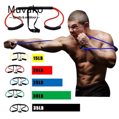 Muvako Dây Cao Su Kháng Lực - Hỗ Trợ Muay Thai, Karate, MMA, Boxing, Giá 111.348 VND