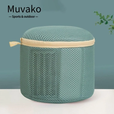 Muvako Túi giặt áo ngực, quần lót bảo vệ ba chiều, túi lưới dày hình trụ di động, giá 92.988 đồng