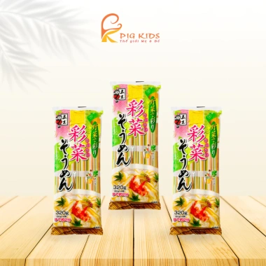 Mỳ Hiyamugi Itsuki Rau Củ 320g Nhật Bản - Giảm giá 68k, vị tươi ngon, chất tốt 2 Mỳ Hiyamugi Itsuki Rau Củ 320g Nhật Bản - Giảm giá 68k, vị tươi ngon, chất tốt 2