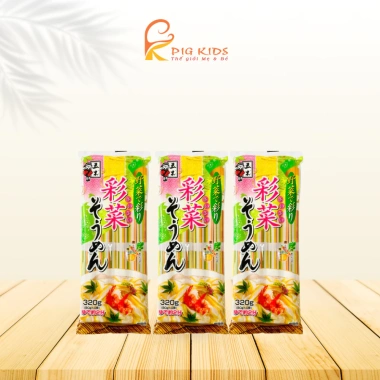 Mỳ Hiyamugi Itsuki Rau Củ 320g Nhật Bản - Giảm giá 68k, vị tươi ngon, chất tốt 3 Mỳ Hiyamugi Itsuki Rau Củ 320g Nhật Bản - Giảm giá 68k, vị tươi ngon, chất tốt 3