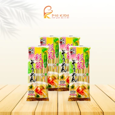 Mỳ Hiyamugi Itsuki Rau Củ 320g Nhật Bản - Giảm giá 68k, vị tươi ngon, chất tốt