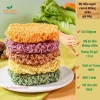 Mỳ kiều mạch rau củ 60g không chiên - Thùng 20 gói mix vị giá ưu đãi 197.500đ