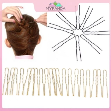 MY PANDA 20 kẹp tóc sóng chữ U Bobby Pin Barrette Salon - Giá chỉ 32.292 VND
