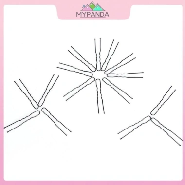 MY PANDA 20 kẹp tóc sóng chữ U Bobby Pin Barrette Salon - Giá chỉ 32.292 VND