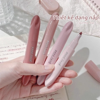 M.Y Set 4 màu Morandi Bút huỳnh quang đa sắc, bảo vệ mắt cho học sinh, giá 29.700₫ 6
