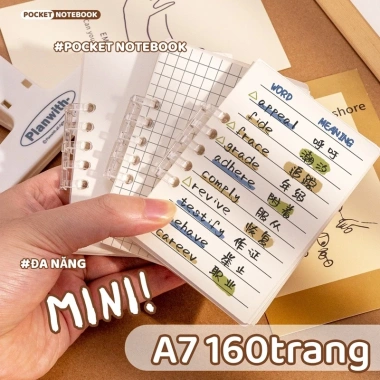 M.Y Sổ Tay Mini Dễ Thương 160 Trang A7 - Dòng Tiện Lợi, Cute Pocket Notebook Giá 15.000đ 5