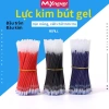 M.Y.Never Combo100 ruột ngòi bút bi gel 0.5mm đen xanh đỏ - phù hợp mọi thân bút, 13.000đ
