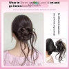 MYPANDA 1 Mới Tóc Bun, Kẹp Tóc, Móng Vuốt Tự Nhiên Lông Tơ Nâu - Phụ Kiện Đa Năng 6