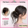MYPANDA 1 Mới Tóc Bun, Kẹp Tóc, Móng Vuốt Tự Nhiên Lông Tơ Nâu - Phụ Kiện Đa Năng 8