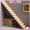 MYPANDA 1:12 Nhà Búp Bê Thu Nhỏ Cầu Thang Tay Vịn Trang Trí, Giá 126.610₫