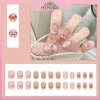 MYPANDA 2.025 - Bộ 24 Cái Móng Tay Giả Keo ABS, Miếng Dán Ngắn Đơn Giản 32.706₫ 10