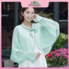 MYPANDA Áo Voan Cổ Giả Quần + Khăn Choàng Lụa Chống Nắng Xuân Hè - Thoáng mát, thời trang, giá 81.432 7