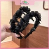MYPANDA Băng đô quấn tóc thanh lịch kim cương giả chống trơn trượt thích hợp đeo hàng ngày 4