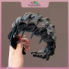 MYPANDA Băng đô quấn tóc thanh lịch kim cương giả chống trơn trượt thích hợp đeo hàng ngày 9