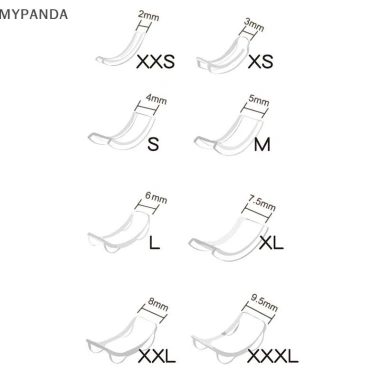 MYPANDA Bộ 8 miếng vòng vô hình điều chỉnh kích thước, đệm bảo vệ giảm rộng nhẫn - Giá chỉ 42.020đ